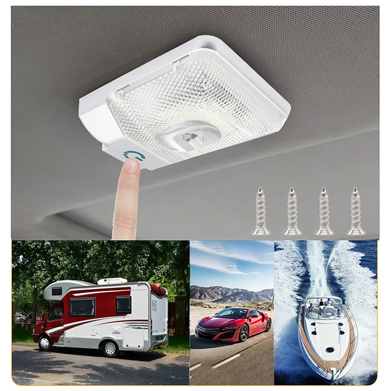 

New 12V 24LED RV Ceiling Dome Light RV Interior Lighting Trailer Lights for Camper RV Outdoor