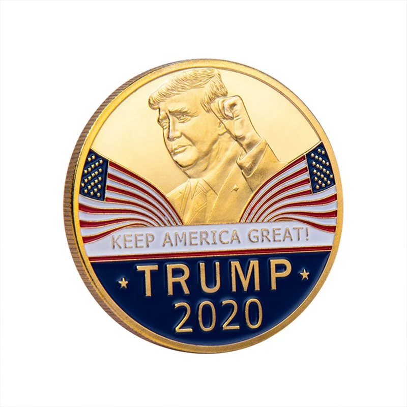 

Commemorative Coin Collection Trump 2020 Presidential Commemorative Coin-Golden