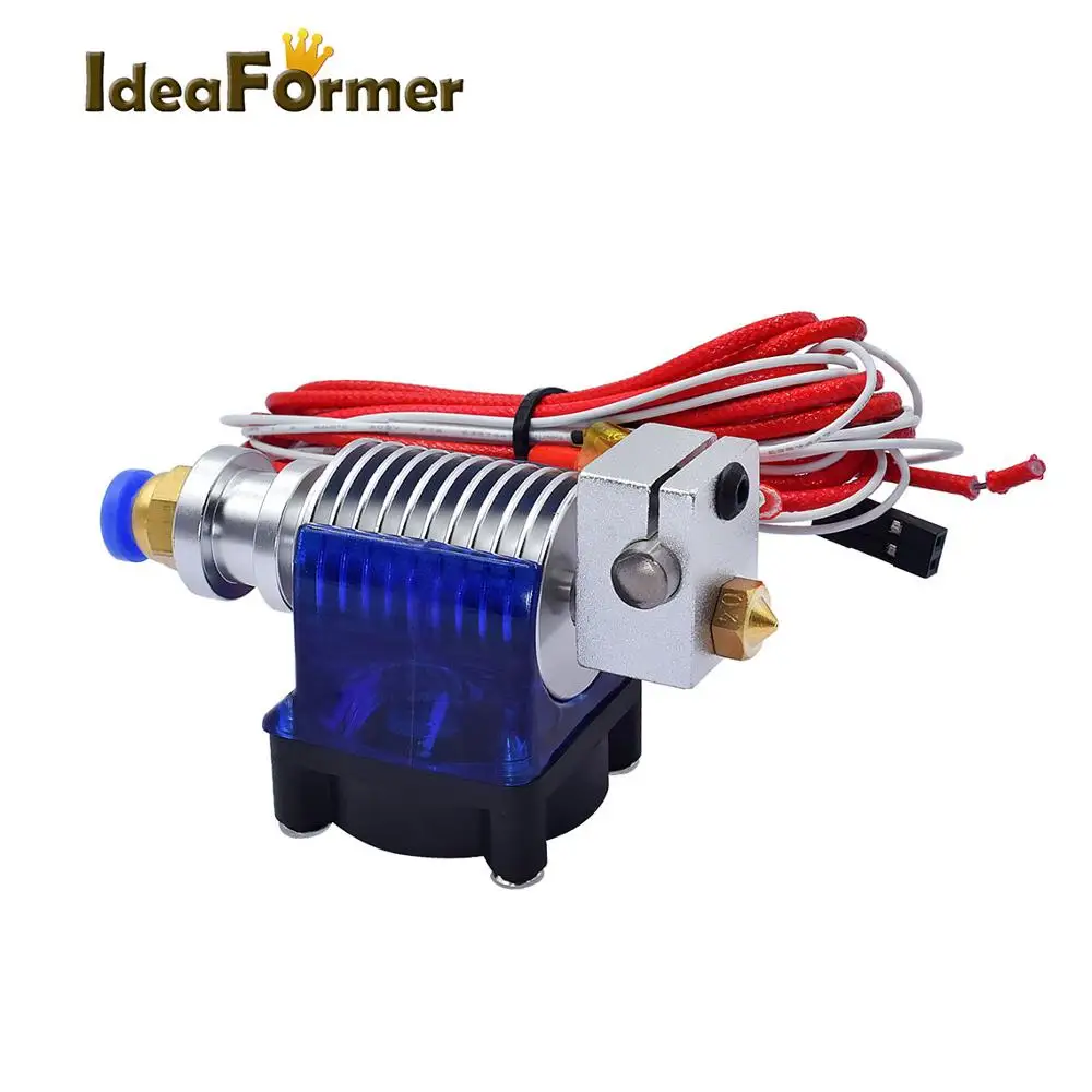 3D принтер на большое расстояние V6 j-головка hotend экструдер с вентилятором для 1 75 мм