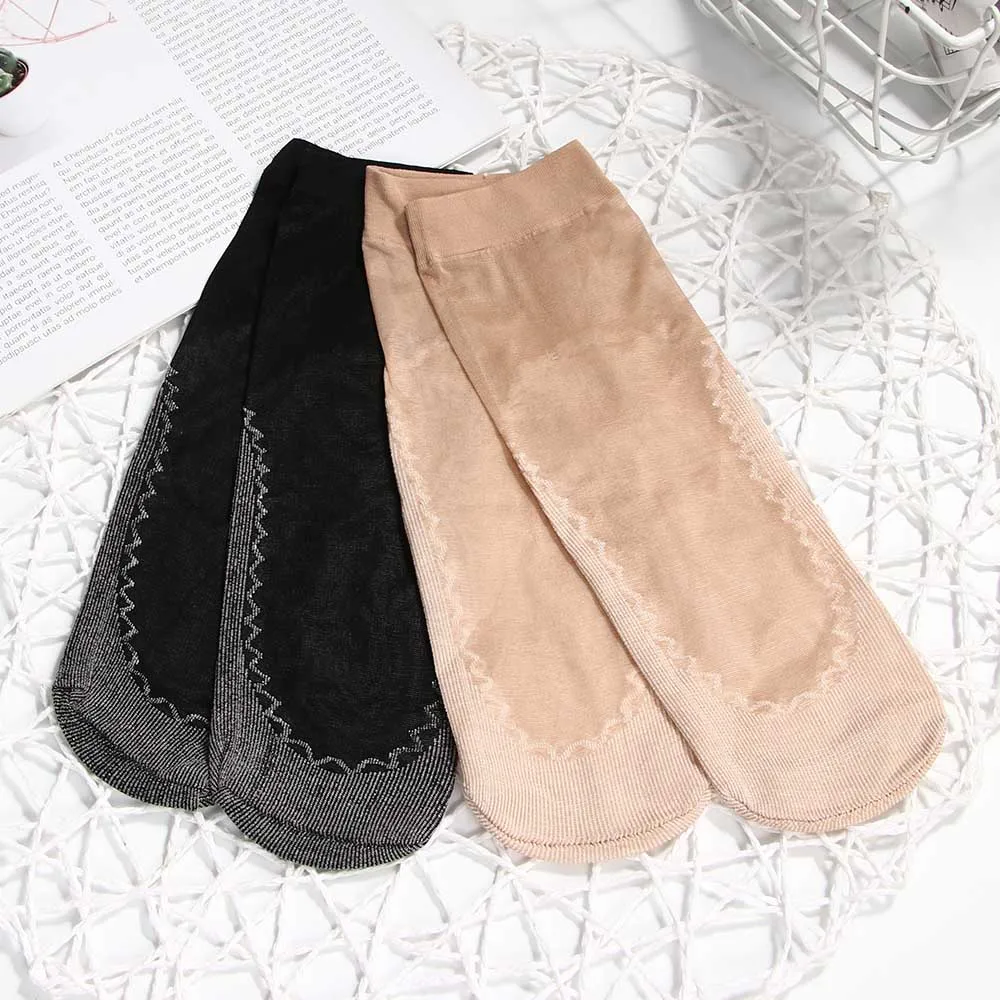 10 пар бархатные шелковые сексуальные женские ультратонкие носки модные летние