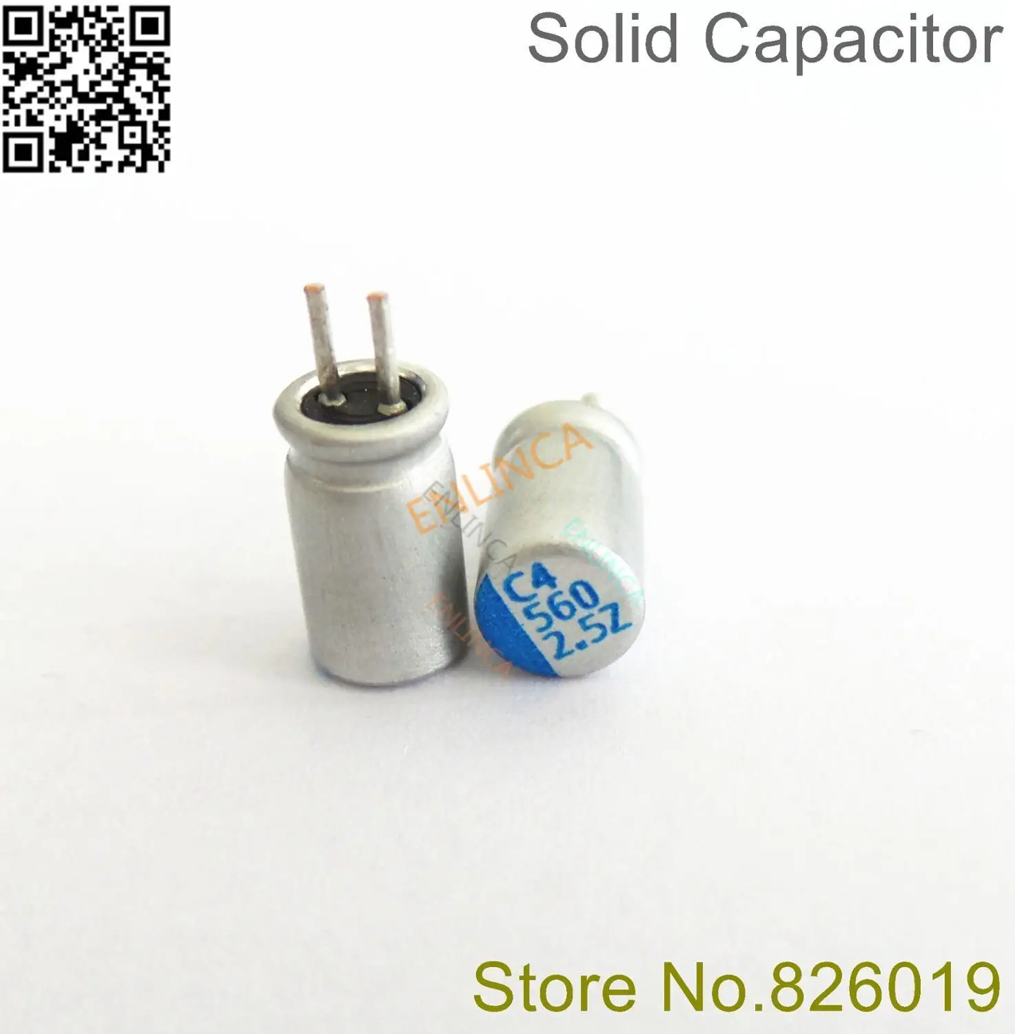 

40pcs/lot 2.5V560UF 5*8 Solid Electrolytic Capacitors For Motherboard Low ESR 560UF 2.5V