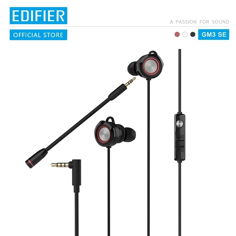 Игровая гарнитура EDIFIER GM3SE с двойным микрофоном двойные движущиеся катушки