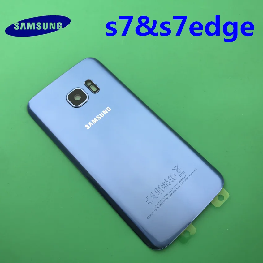 Сменная оригинальная задняя панель стеклянная Задняя для Samsung Galaxy s7 G930 S7 edge G935