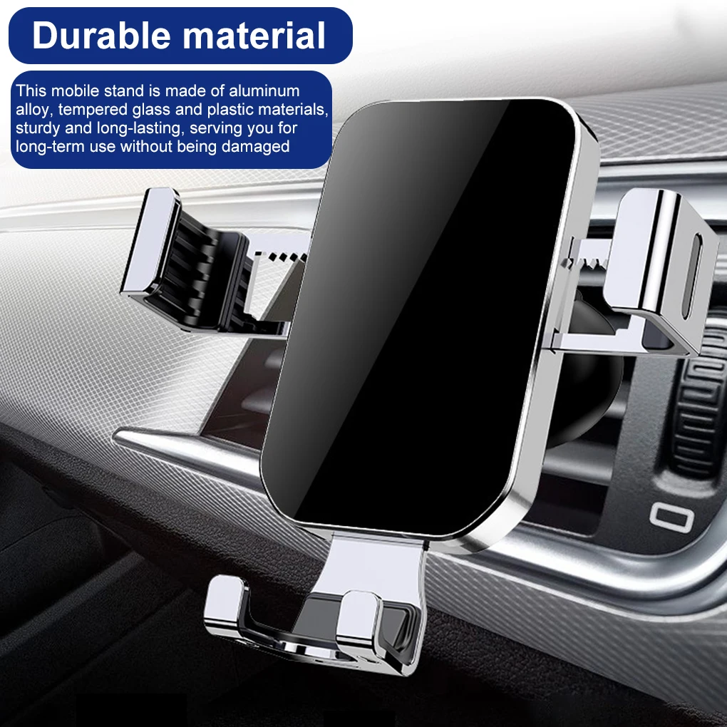 

Автомобильный держатель для телефона вращающийся на 360 ° регулируемый держатель для мобильного телефона с воздушным выходом Нескользящая ...