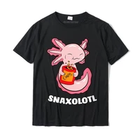 womens cute axolotl lover snaxolotl kawaii axolotl food sweets t shirt cotton top t shirts for men print tops t shirt company