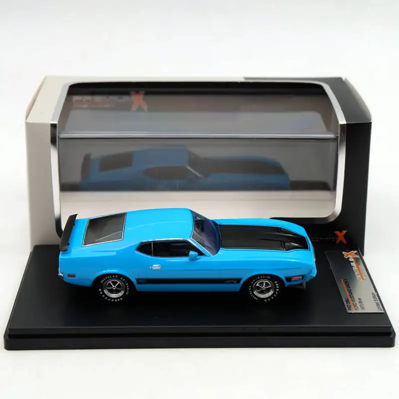 Премиум X 1:43 для Ford Mustang Mach 1 1973 синий PRD399J модели автомобилей Ограниченная серия