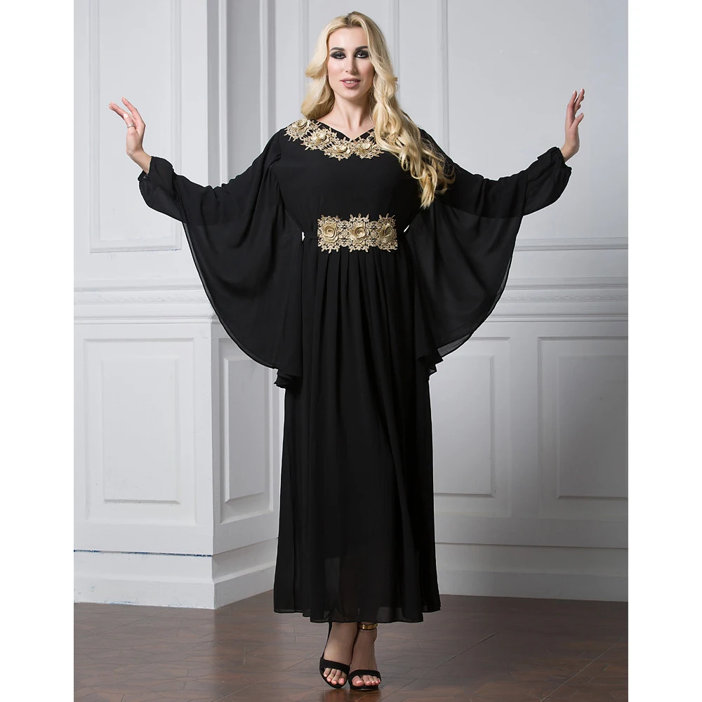 Мусульманское платье Абайи Дубай абайя Пакистан джеллаба для женщин