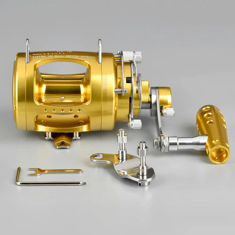 Gomexus троллинговая катушка для удочки SALTWATER тунец Рыбалка Морской турнир игра твердой мощный дополнительный Гладкий 30W70lbs 10 лет Тесты