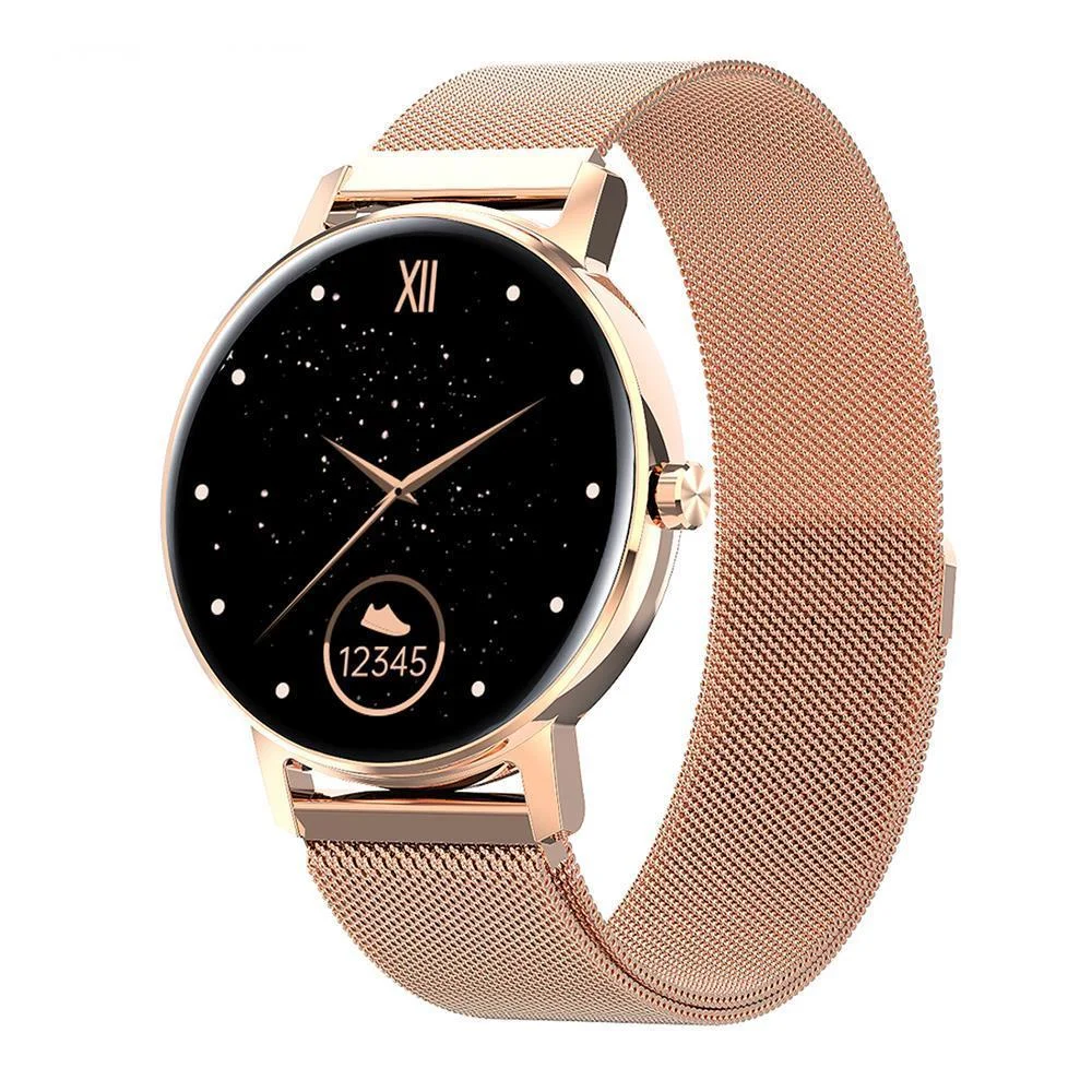 

Luxury Bluetooth Call Smart Watch Women Men Full Touch Waterproof Heart Rate Multipe Sport AMOLED 390*390 HD Screen Smartwatch