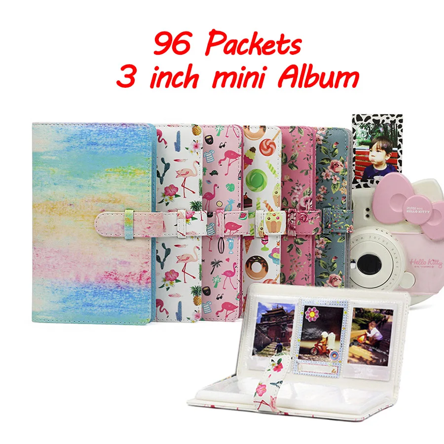 Альбом для Fujifilm Instax instant Mini 9 8 7s 70 25 50s 90 мини пленки 3 дюймовая фотобумага 96