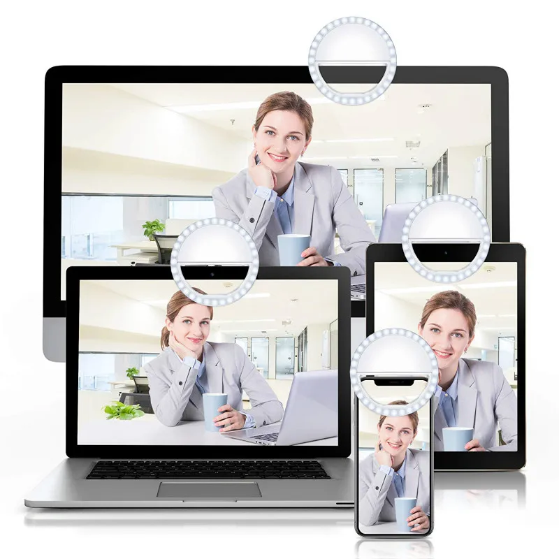 Макросъемка и кольцевая подсветка для Iphone 36 светодиодные лампы студийной