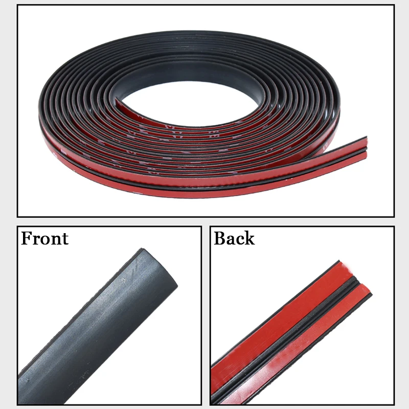 

Car Seal Strips Front Rear Windshield Seal Protection Door Edge Windshield Roof Sealing Strip Noise Insulation Rubber Stickers