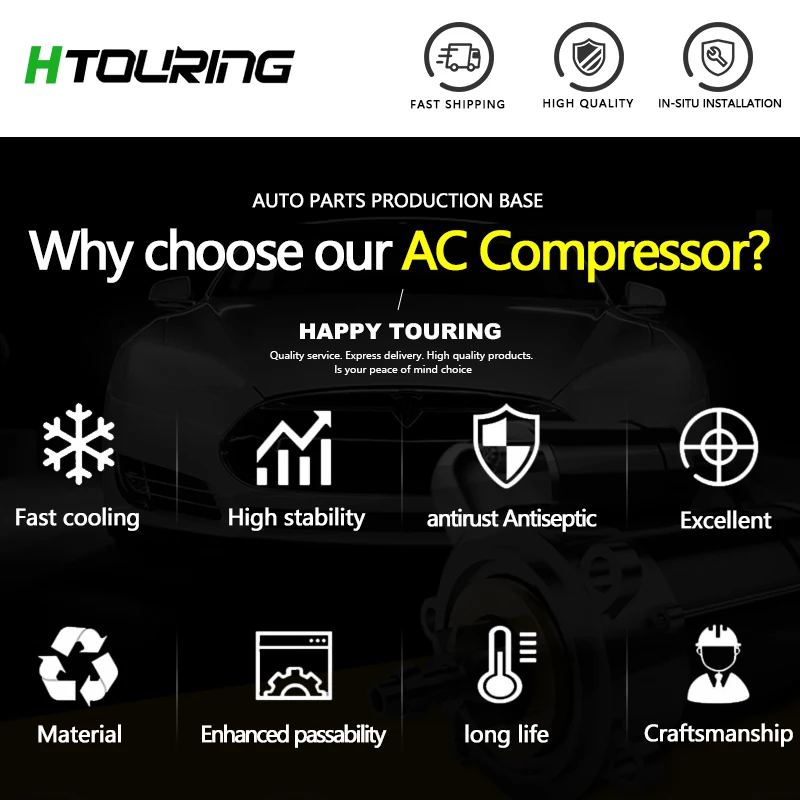 Для Kia Rondo Компрессор кондиционера переменного тока Carens 6SBU16 97701-1D200 97701-1D300 97701-1D350