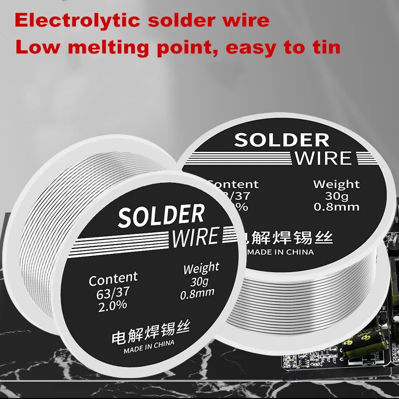 63-37 Оловянно-свинцовый припой с канифольным ядром провод для электрической пайки