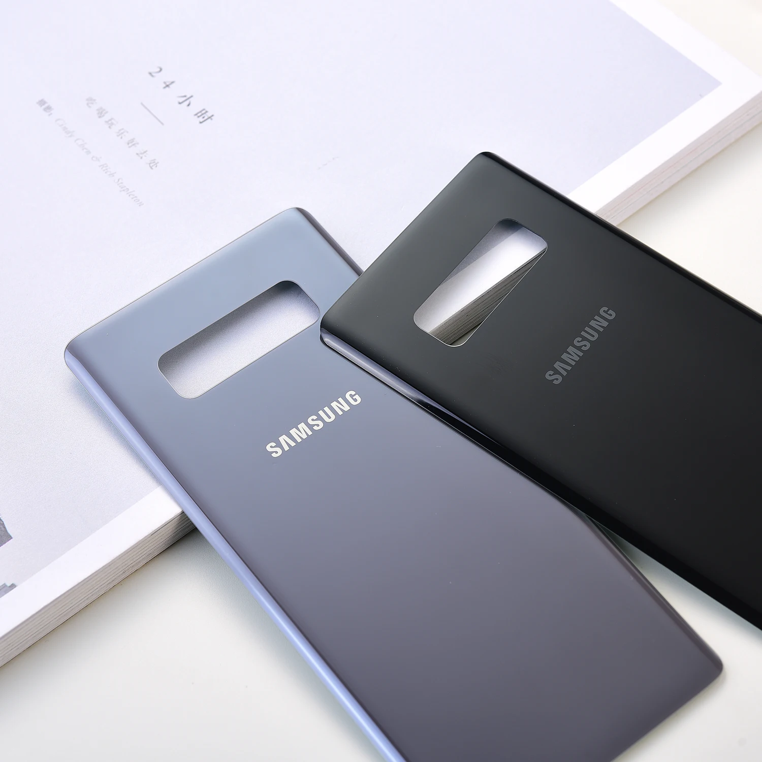 Note 8 стеклянная Задняя крышка батареи для SAMSUNG Galaxy note8 N9500 N950F задняя корпуса Замена