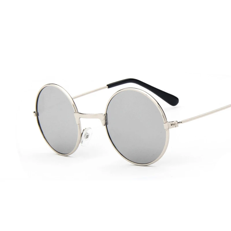 Retro Black Blue Round Kids Sunglasses Brand little girl/boy Baby Child Glasses goggles oculos UV400 Small face free shipping