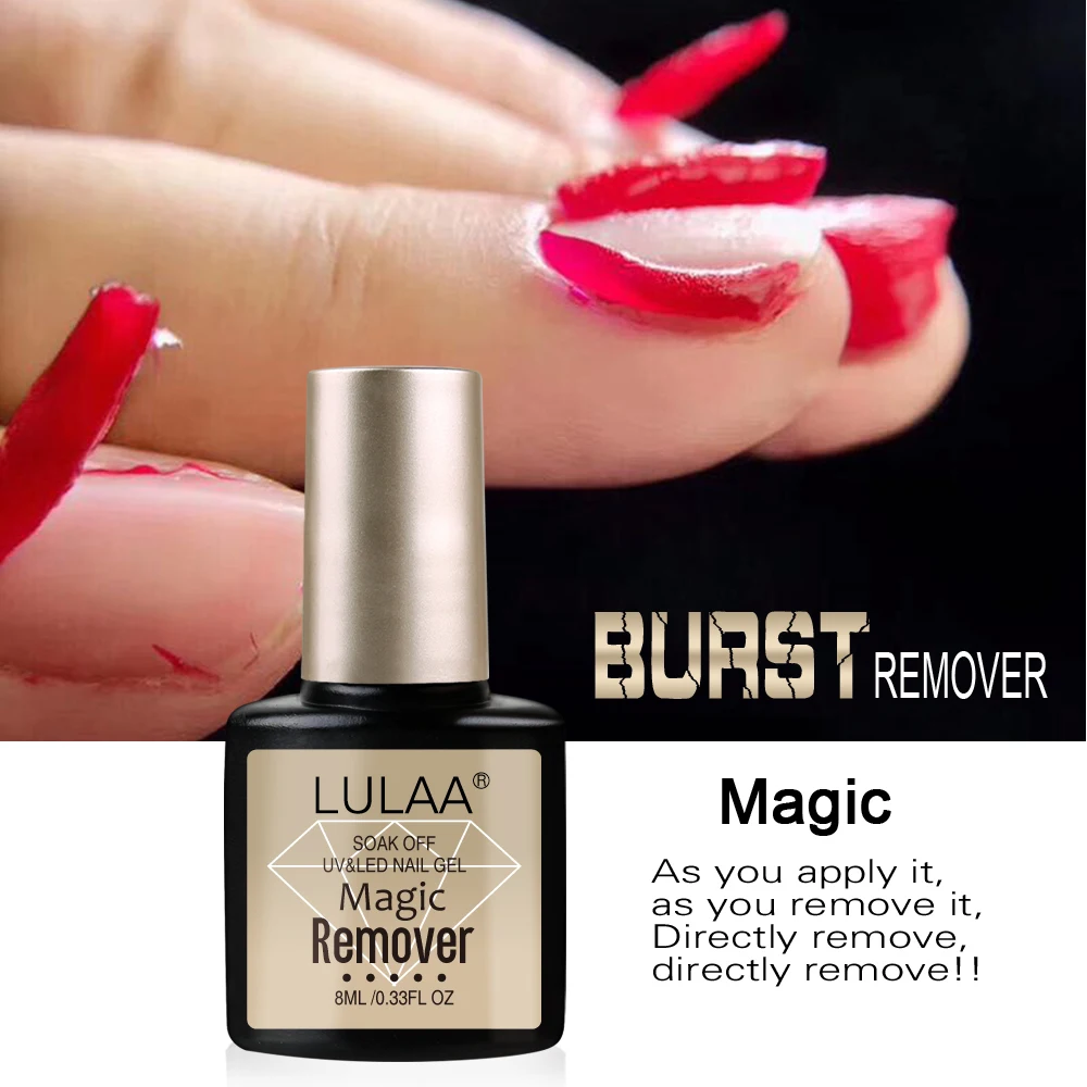 LULAA гель для ногтей/Средство снятия лака Magic Remover Health Fast в течение 1-2 минут УФ лак