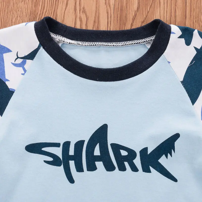 Комплект одежды для маленьких мальчиков 2019 г. Летние топы с короткими рукавами и