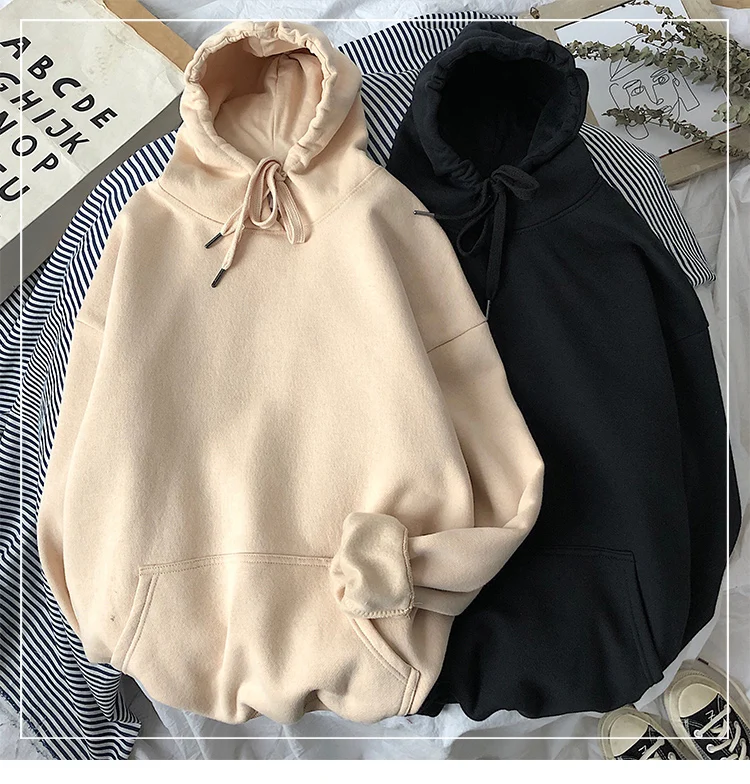 Liketkit мужские осенние зимние толстовки с капюшоном для мужчин и женщин, однотонный простой теплый пуловер с капюшоном, свободная уличная одежда для пар, 13 цветов