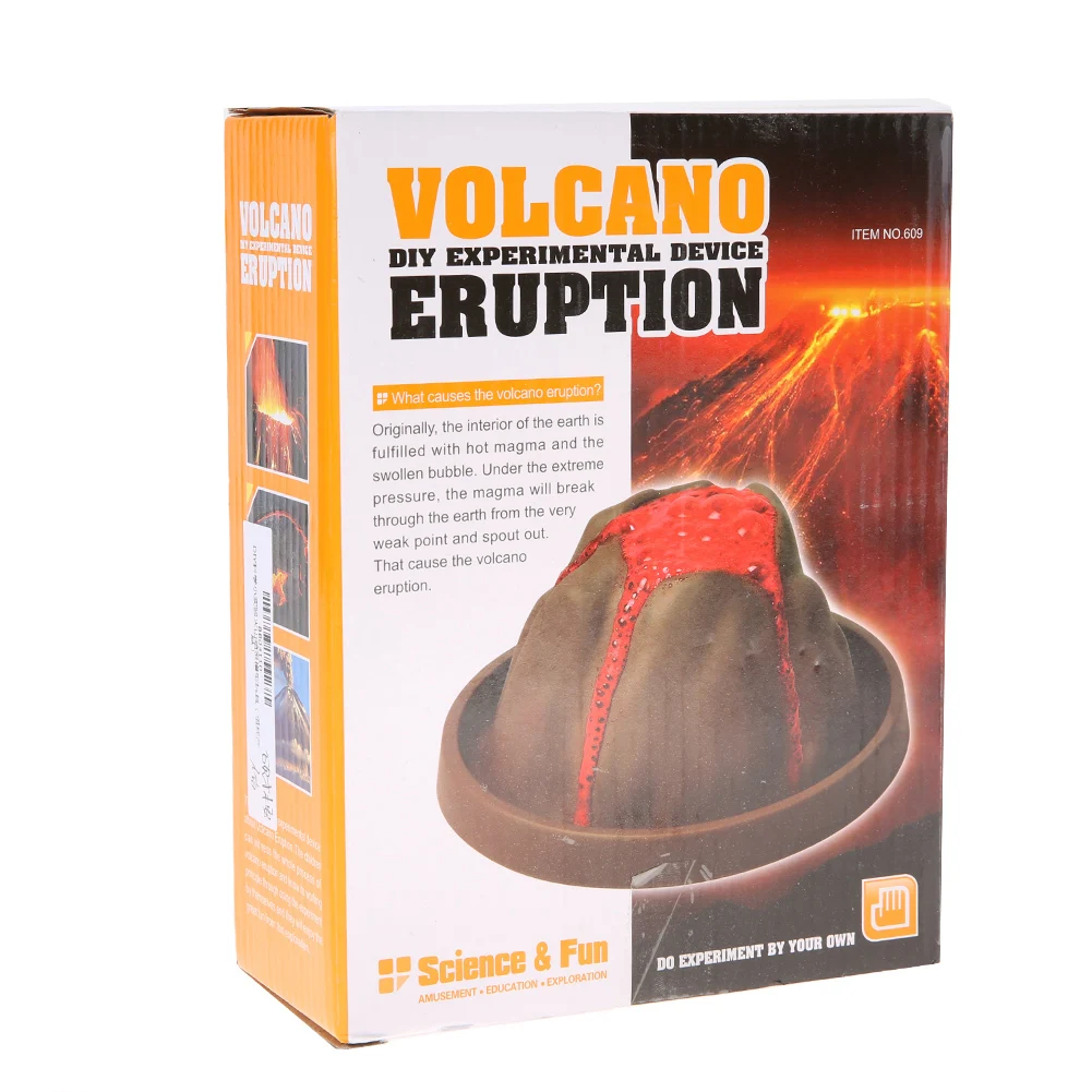 DIY Science Exploring Toys Small Chemistry Learning Kids Educational Volcano Eruption Physical Chemical Experiment Kit Gift | Игрушки и