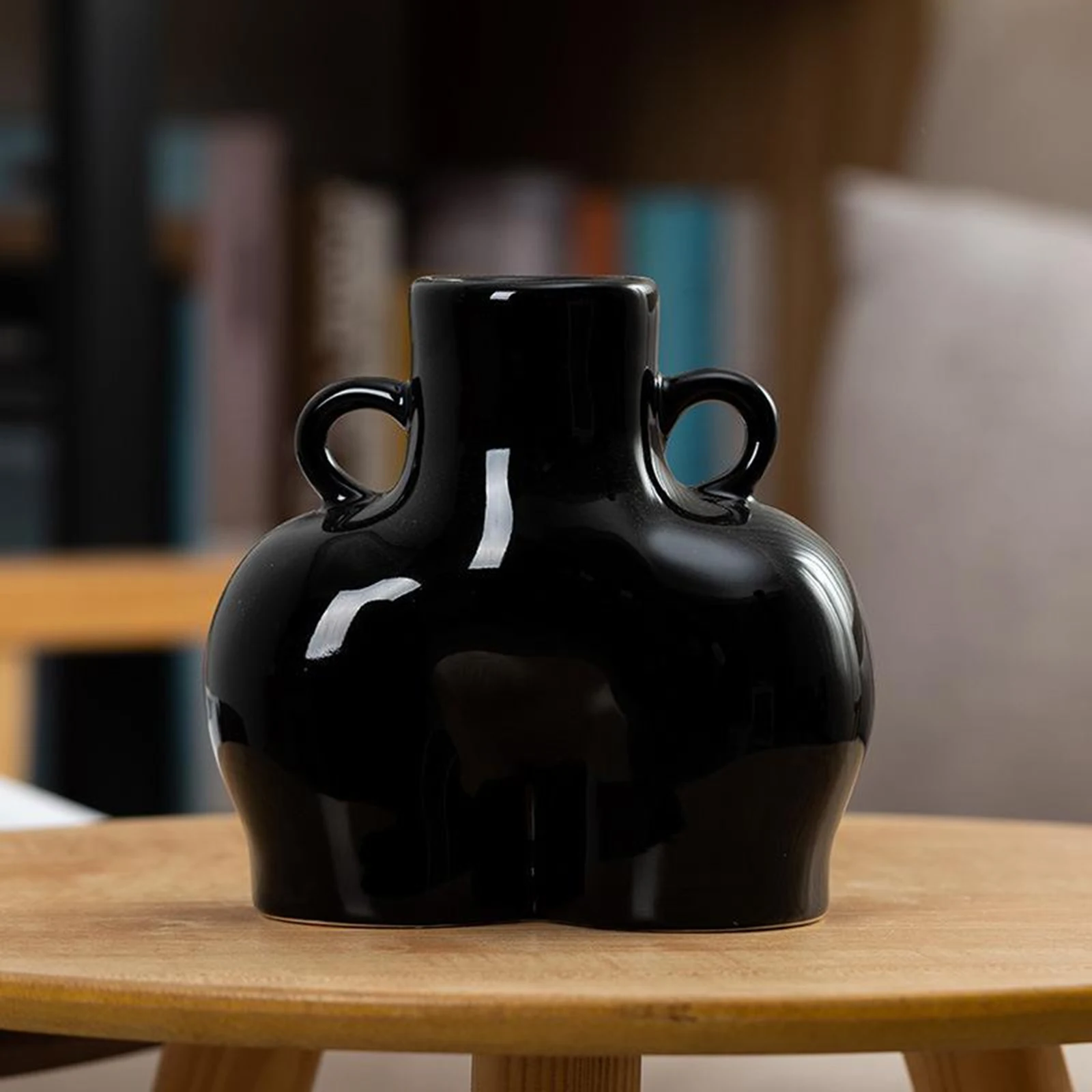

Ceramics Flower Vase Elegant Decorative Modern Floral Vase for Home Decor, Wedding, Housewarming Gifts