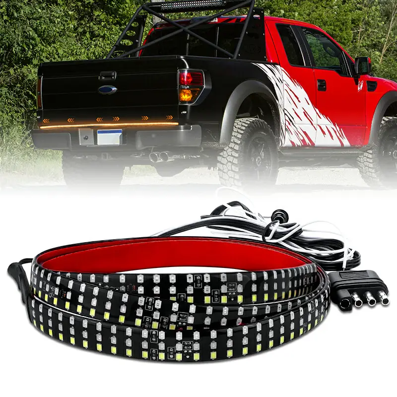 Светодиодсветильник лента на заднюю дверь грузовика 48 дюймов 3 ряда 6