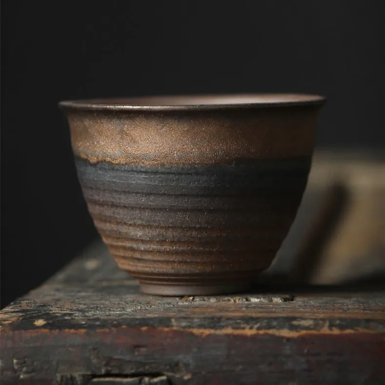 Японский стиль позолоченный керамический чайный сервиз набор кунг-фу чашка