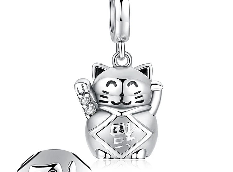 JewelryPalace талисманы с кошкой серебряные бусины 925 пробы, серебро 925 для браслета, серебро 925 для изготовления ювелирных изделий