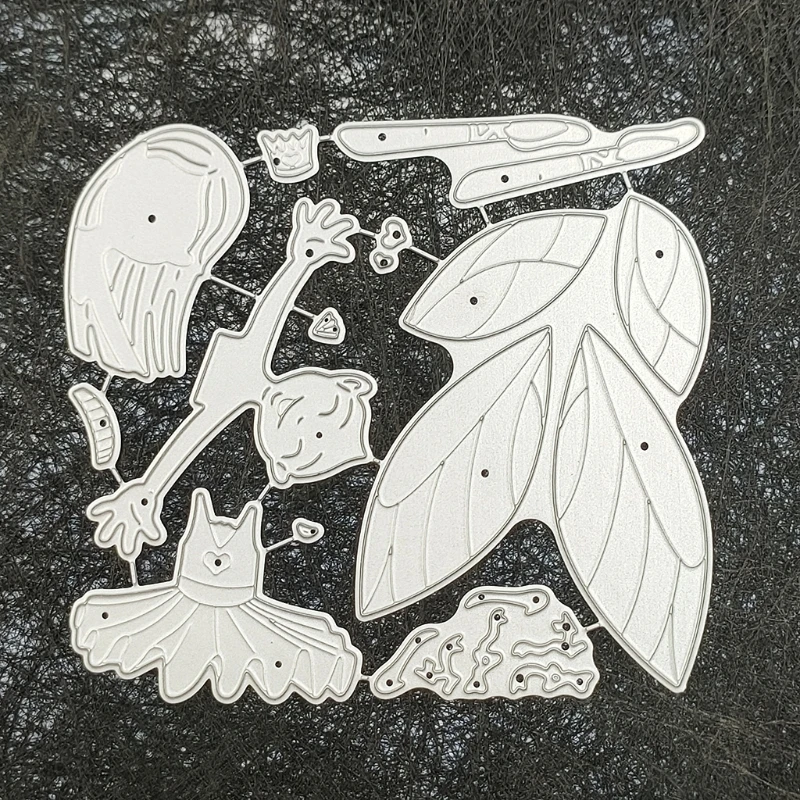 

Fairy Metal Cutting Dies Stencil DIY Scrapbooking Album Paper Card Template Mold Embossing Decoration