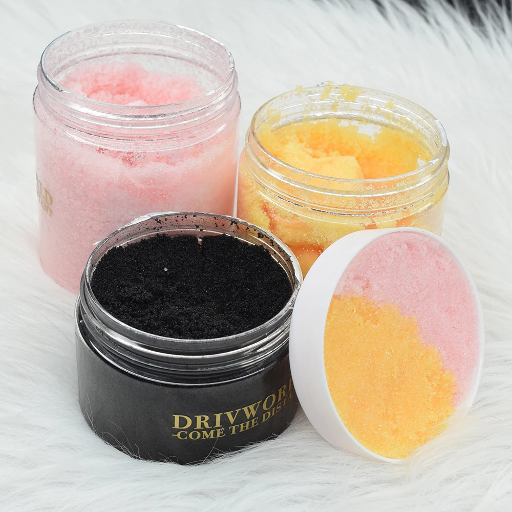 

Скраб для тела с красочным ароматом, кофейный скраб, бамбуковый уголь, матовый имбирный скраб, скраб с цветком вишни