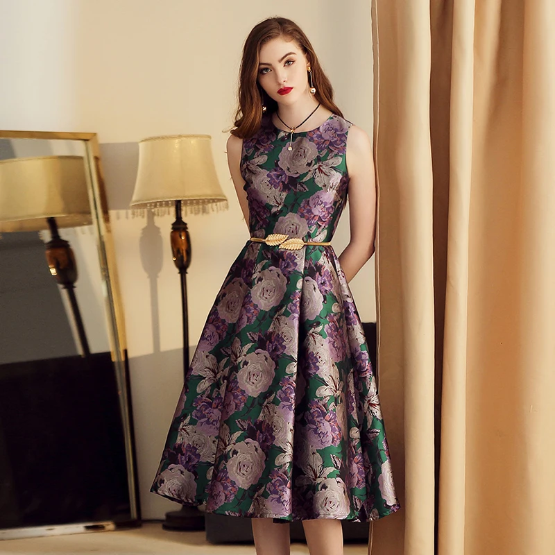 Женское жаккардовое платье без рукавов винтажное облегающее вечернее из