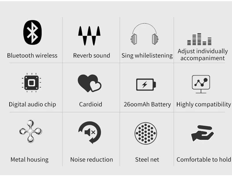 FELYBY мобильный телефон сокровище беспроводной Bluetooth микрофон многофункциональный двойной динамик частный режим портативный умный микрофон