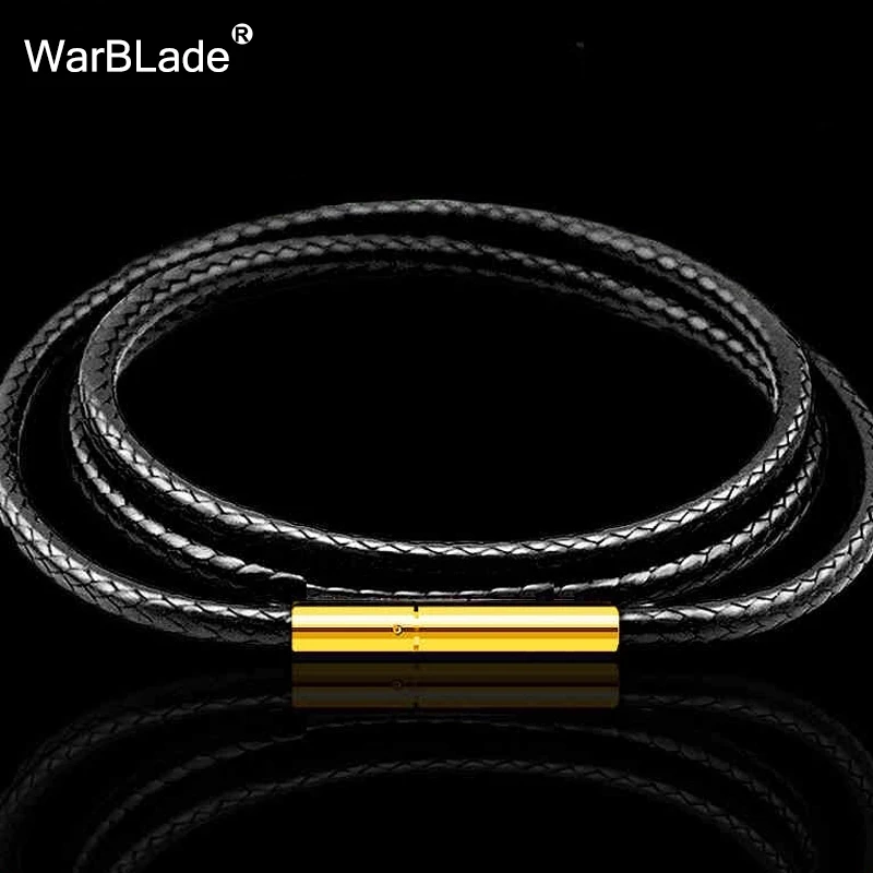 Ожерелье из кожаного шнура 1/1 5/2/3 мм шнур Вощеная Веревка кружевная цепь с