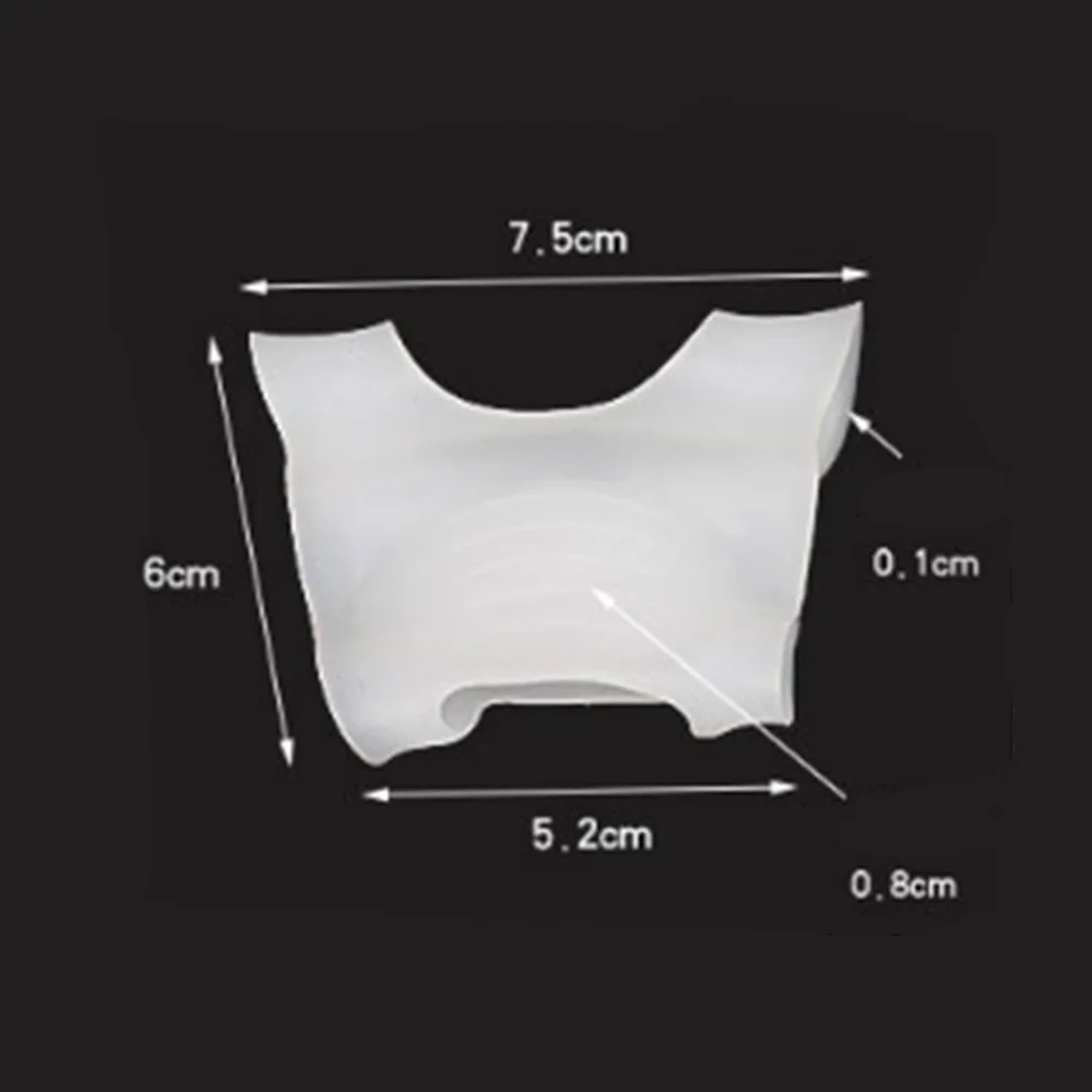 1 пара невидимых носков для увеличения высоты силиконовые стельки мягкие