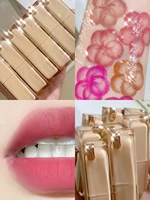 new arrival matte lipstick silky and smooth women beauty cosmetic lip makeup brighten moisturizing waterproof easy to wear