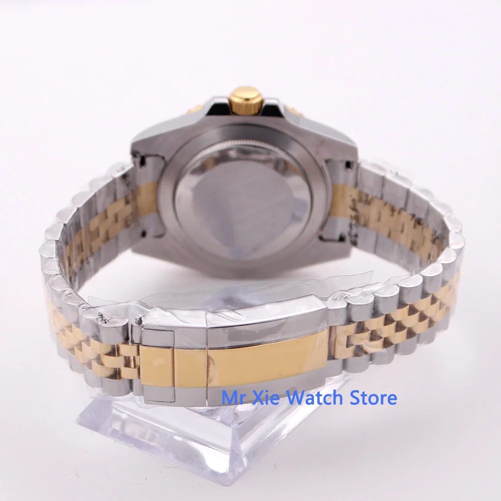 BLIGER 40mm Sterile Solid 316L Stainless Steel Case With Band Watch Fit For ETA 2836 Movement | Наручные часы