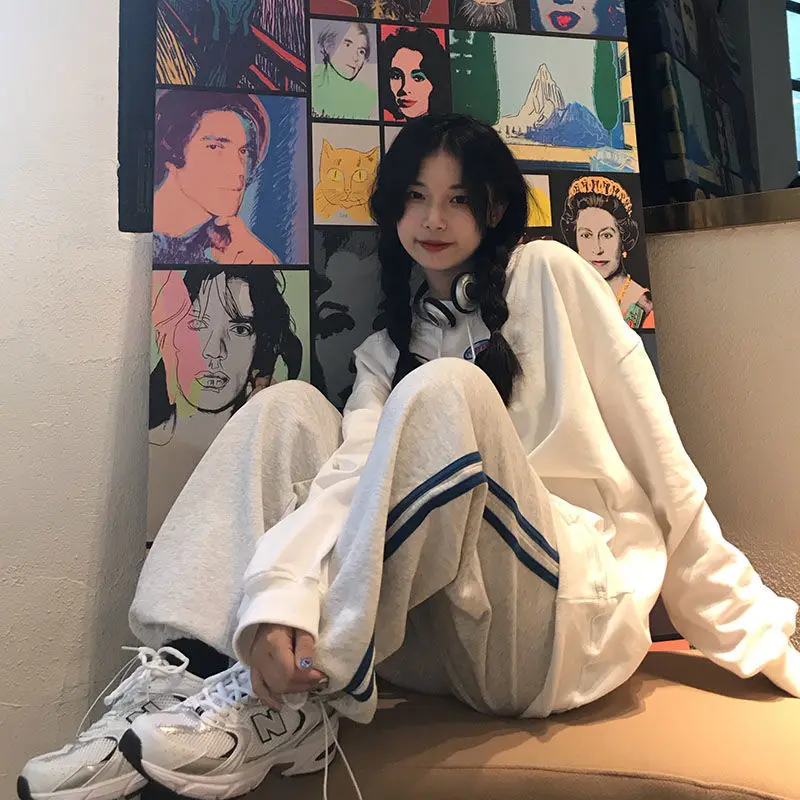 

Women Sweatpants Joggers Streetwear Baggy Korean Style Sports Pants Oversize Harajuku Casual Pants 2021