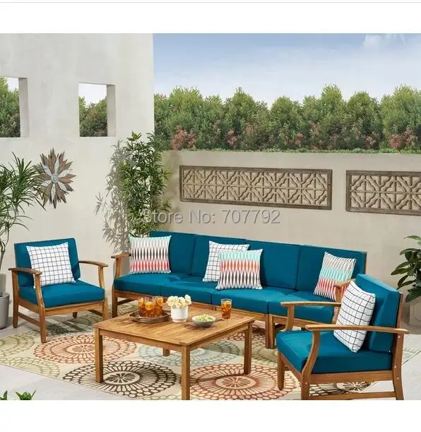 Роскошная садовая мебель из тика уличный диван дизайнерский садовый