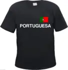 Футболка Португалия-черно-белая с принтом флага-размер от S до 3XL - Portuguesa