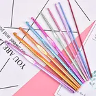Спицы для вязания с алюминиевой ручкой, крючки для вязания, 2-6,5 мм