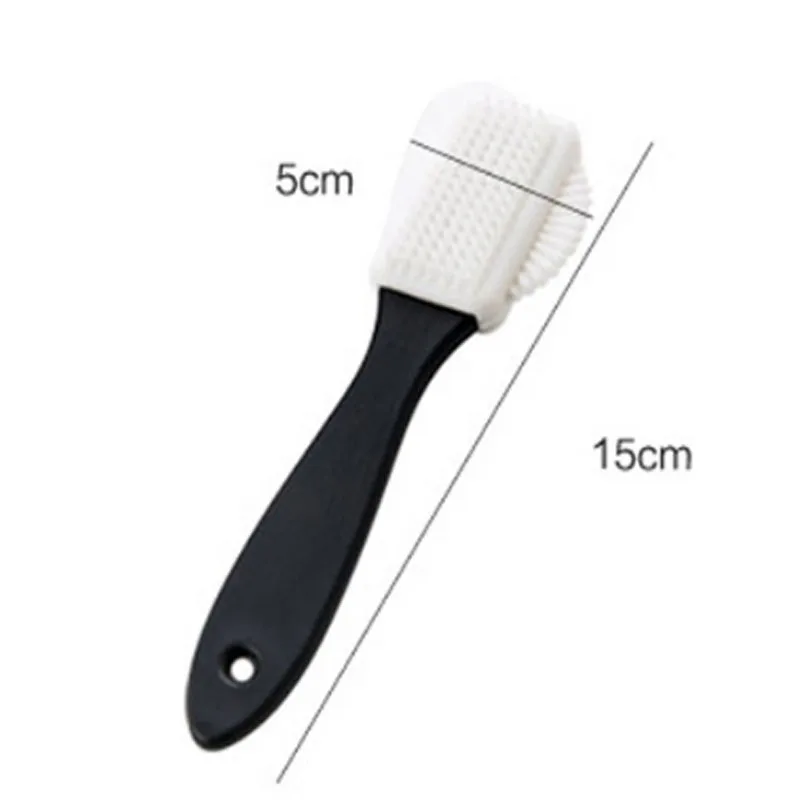 

1 Pcs/pack Shoes S Shape Cleaning Shoe Tools 15*4cm Brush Suede Nubuck Brush Shoe Three Side Cleaning Brushes Home Supplies