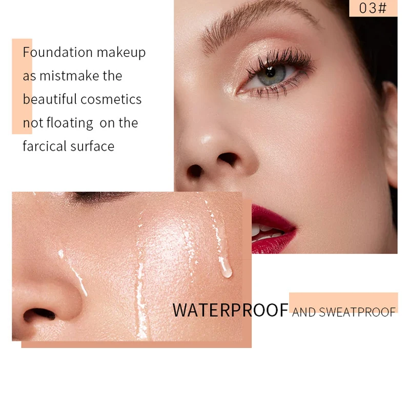 DEROL 30 мл минерал Отбеливающее Корректирующее средство для лица база макияжа Крем