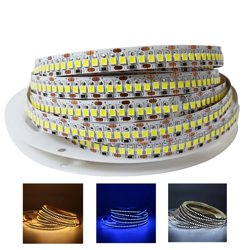 СВЕТОДИОДНАЯ лента SMD 2835 DC12V 5 м 240 светодиодов/м домашний праздничный фон для ТВ