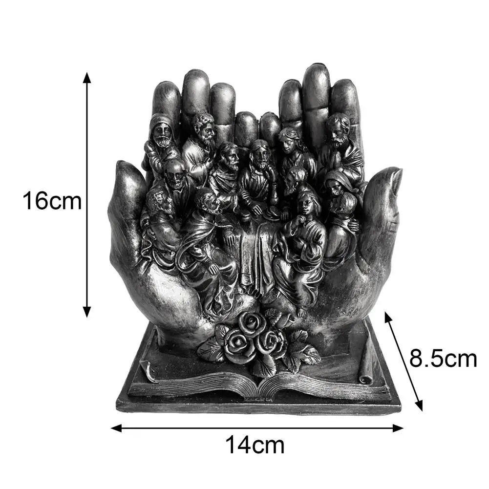 

New The Last Supper Statue Decor Religious Resin Statue Ornaments For Home Living Room Bedroom Home Desktop Decoration