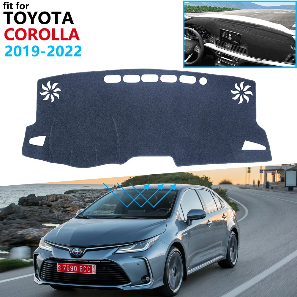 Крышка приборной панели Защитная Накладка для Toyota Corolla E210 210 2019 2020 автомобильные