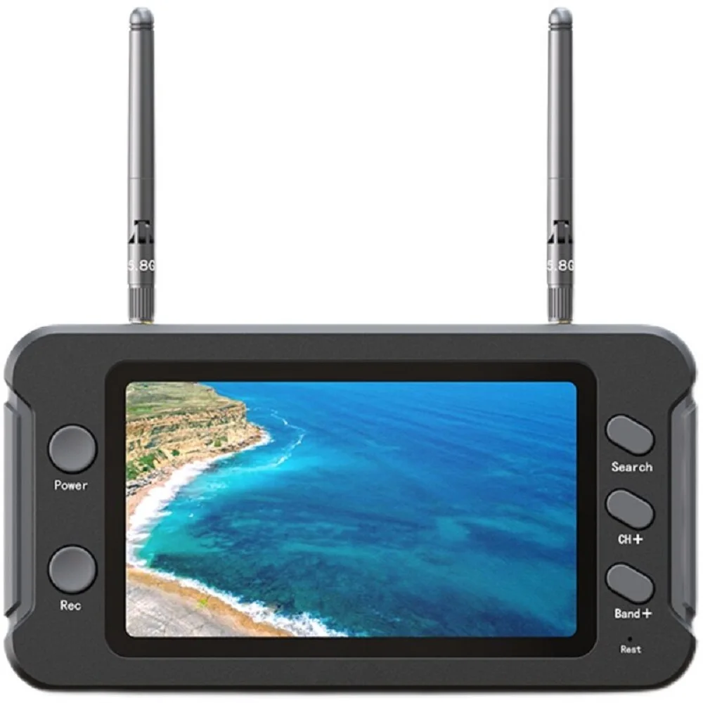 4,3 pulgadas LCD Pantalla 16:9 5,8G FPV Monitor con DVR 40CH NTSC/PAL/b&uacute;squeda autom&aacute;tica de grabaci&oacute;n de v&iacute;deo para multic&oacute;ptero con radio control FPV Drone parte-2
