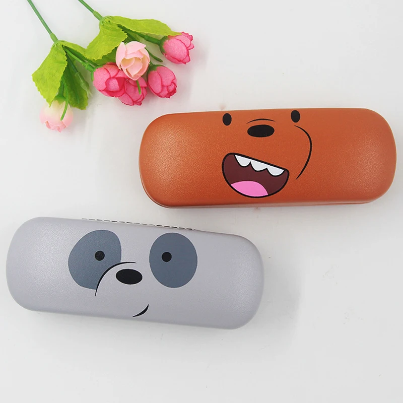 Cartoon Glasses Box Matel Hard Cover Eyeglasses Protector Spectacel Eyewear Case For Women High Quality Student School Cases | Аксессуары