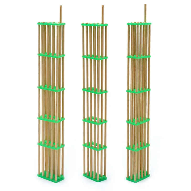 

20/30Pcs Bee Bamboo Five Sections Lengthened Cage Queen Bee Beekeeping Tools Bamboo Queen Prisoners Cage Apiculture Equipments