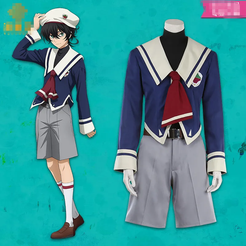 

The Anime SK EIGHT sk8 cos Chinen Miya customized School uniform SK8 the Infinity cosplay costume