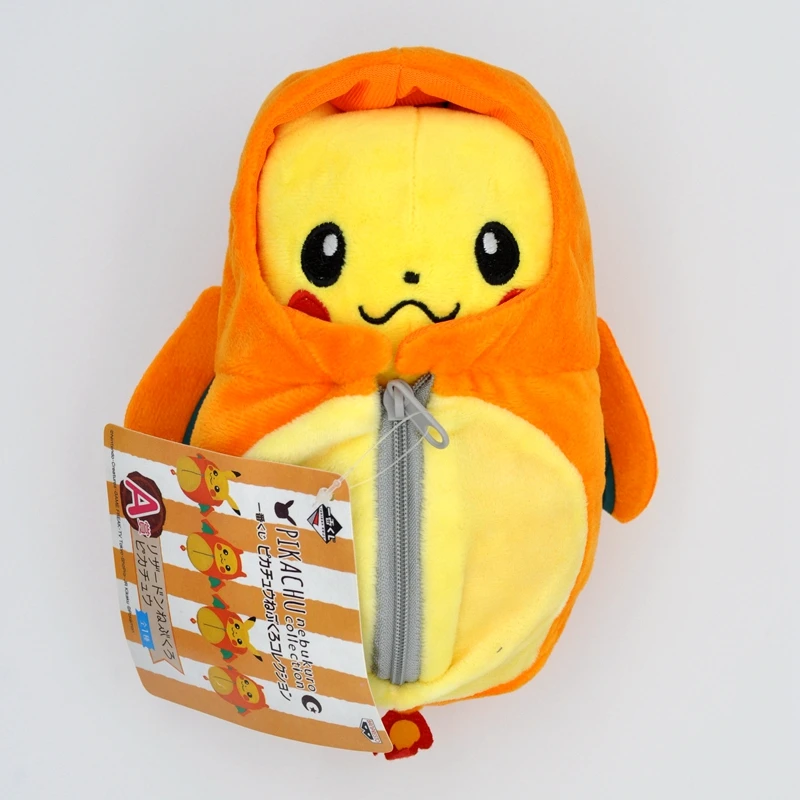 20 см Мультфильм Плюшевая Игрушка «Пикачу» Косплей Charizard Eevee кукла мягкая плюшевая Мягкая кукла игрушки спальный мешок детский подарок на день рождения